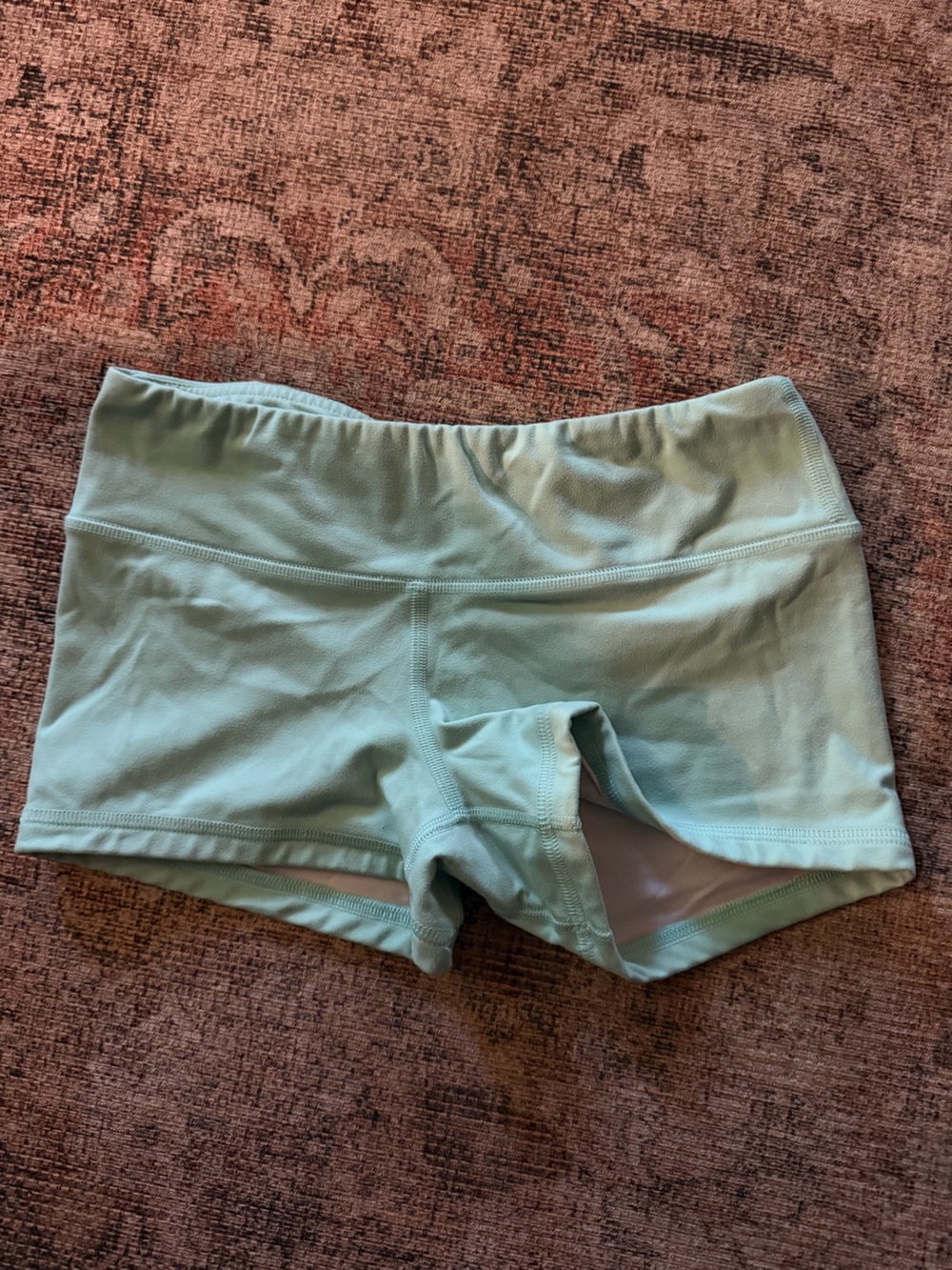 Fleo Blue Green Athletic Shorts